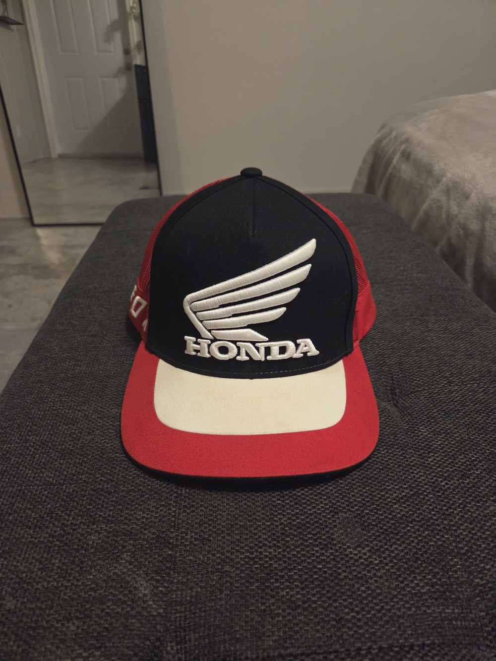 Fox Honda Red Black White Trucker Hat